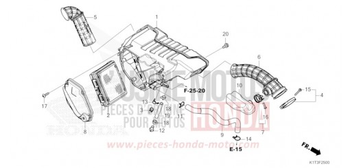 AIR CLEANER CRF300LAM de 2021